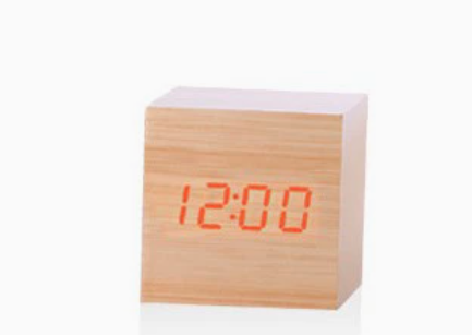 Accurate Square LED Clock Thermometer