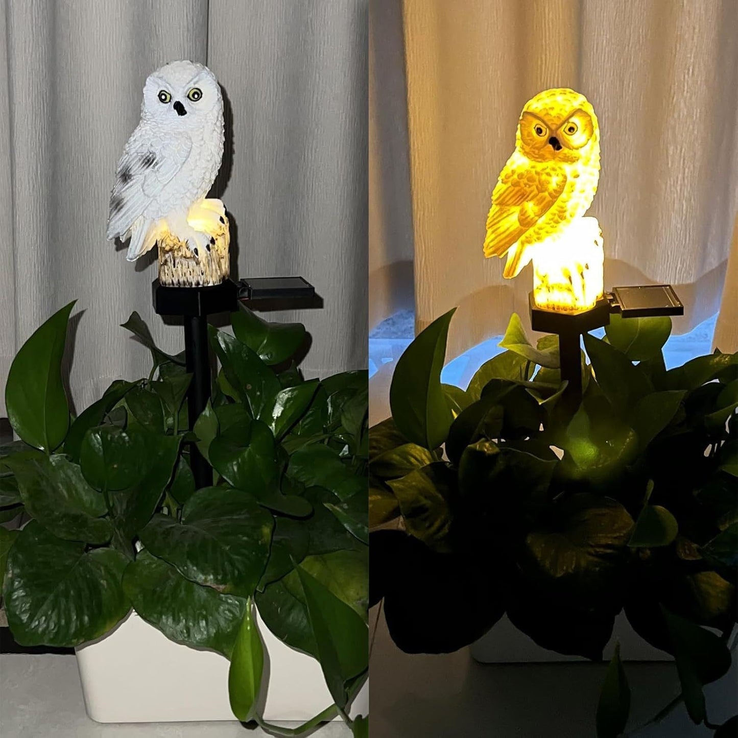 Befez | Outdoor Solar Powered Owl Lamp | Waterproof Garden Light