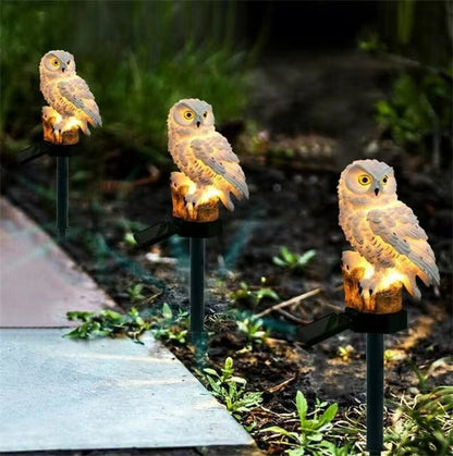 Befez | Outdoor Solar Powered Owl Lamp | Waterproof Garden Light