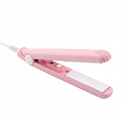 Compact Travel Hair Straightener Curler Set