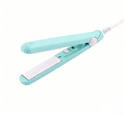 Compact Travel Hair Straightener Curler Set