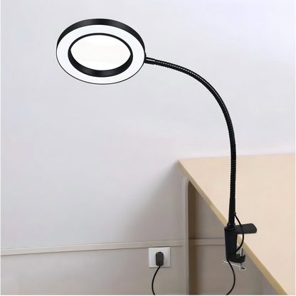 Bright Adjustable Desk Magnifying Lamp