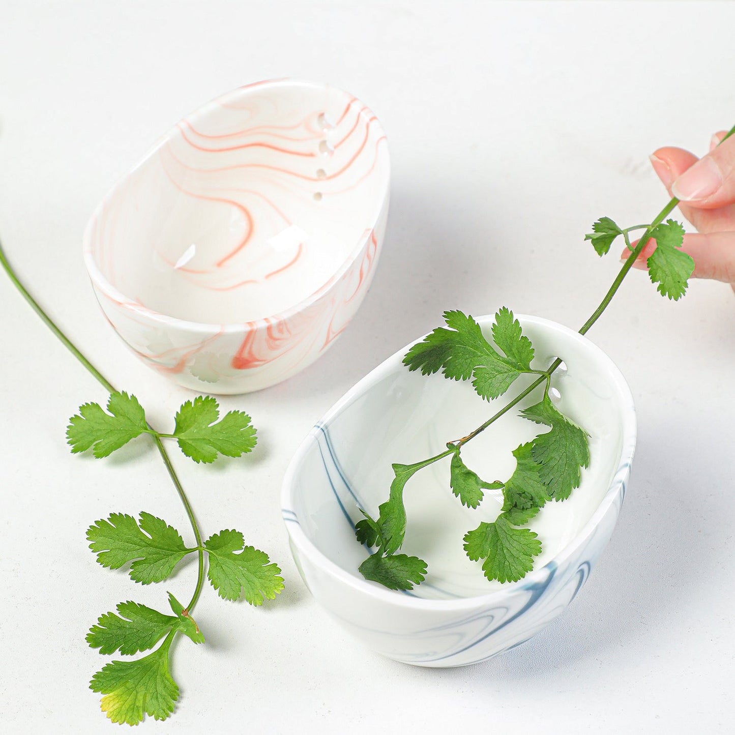 Herb Prep Ceramic Stripping Bowl