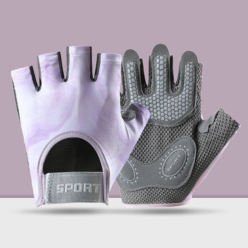 Comfortable Grip Workout Gloves Half Finger Non Slip
