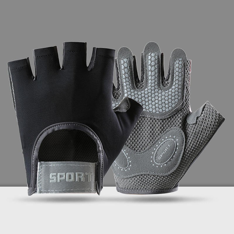 Comfortable Grip Workout Gloves Half Finger Non Slip