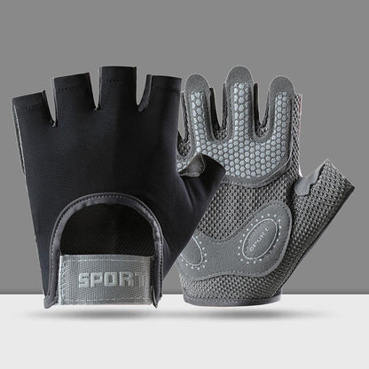 Comfortable Grip Workout Gloves Half Finger Non Slip