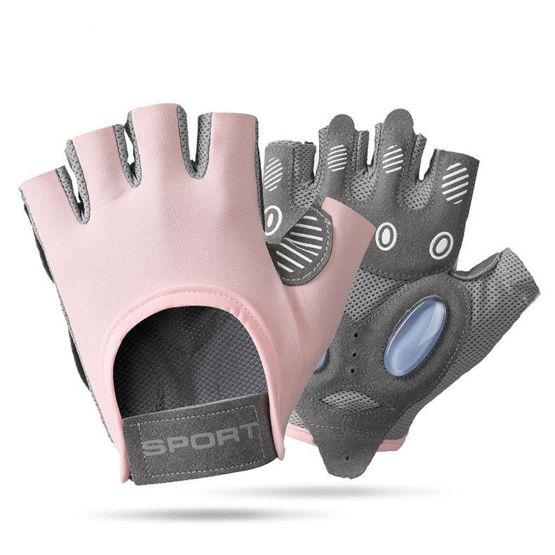 Comfortable Grip Workout Gloves Half Finger Non Slip