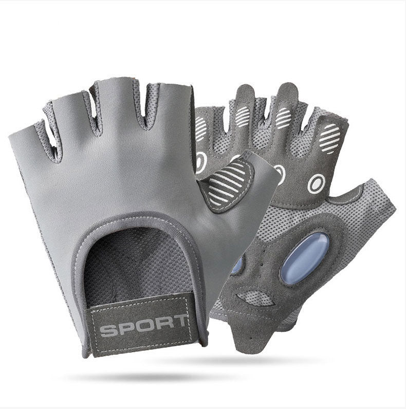 Comfortable Grip Workout Gloves Half Finger Non Slip