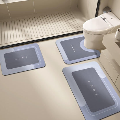 Absorbent Diatomite Fast Drying Bath Mat