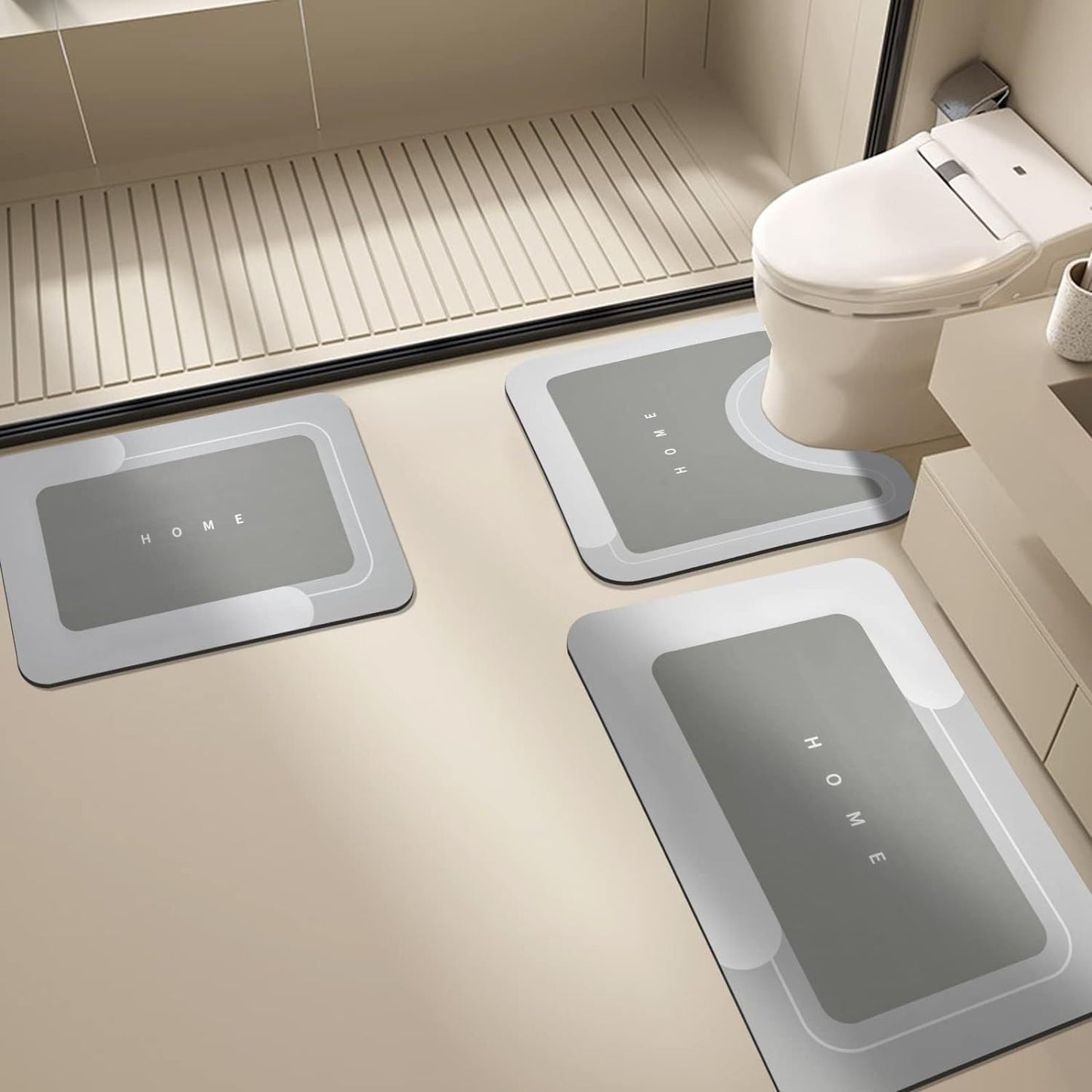 Absorbent Diatomite Fast Drying Bath Mat