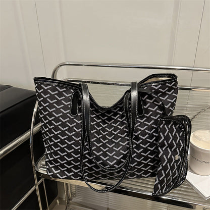 Big Women's Tote Shoulder Handbag PU Leather Bag - Befez
