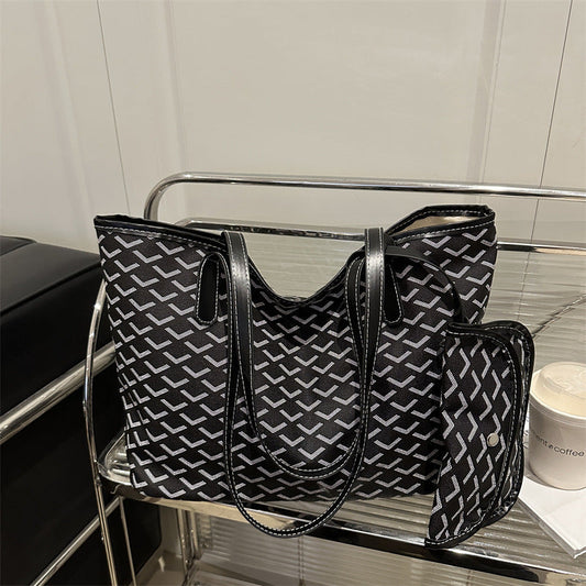 Big Women's Tote Shoulder Handbag PU Leather Bag - Befez