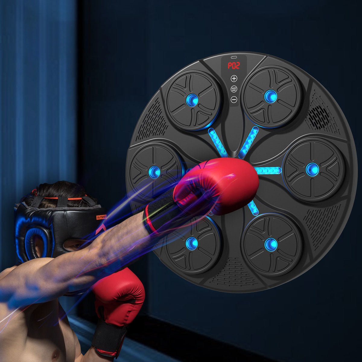 Interactive Bluetooth Punching Bag Home Workout