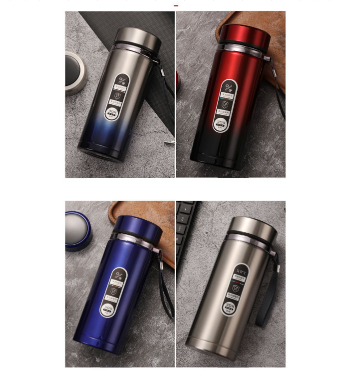 Digital Thermometer Insulated Water Bottle