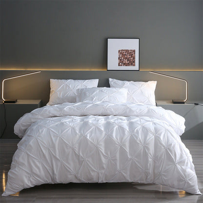 Decorative Stitched 3-Piece Bedding Set with Pillowcase - Befez