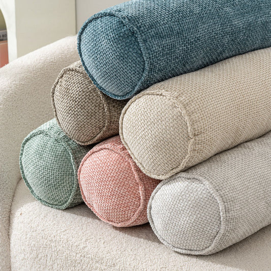 Soft Chenille Bolster Pillow for Neck Support - Befez