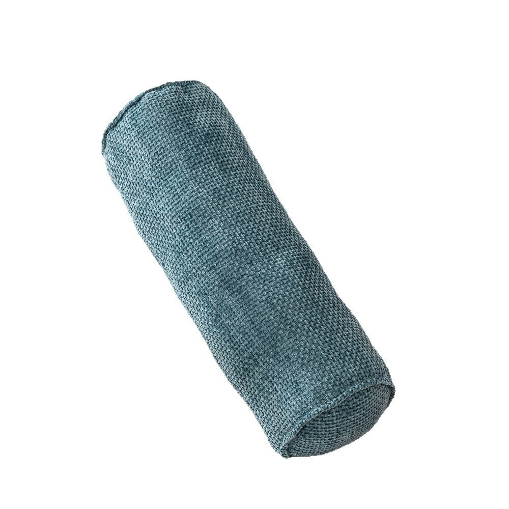 Soft Chenille Bolster Pillow for Neck Support