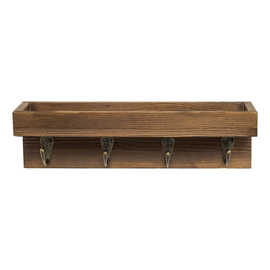 Stylish Wooden Coat Hook Rack - Befez