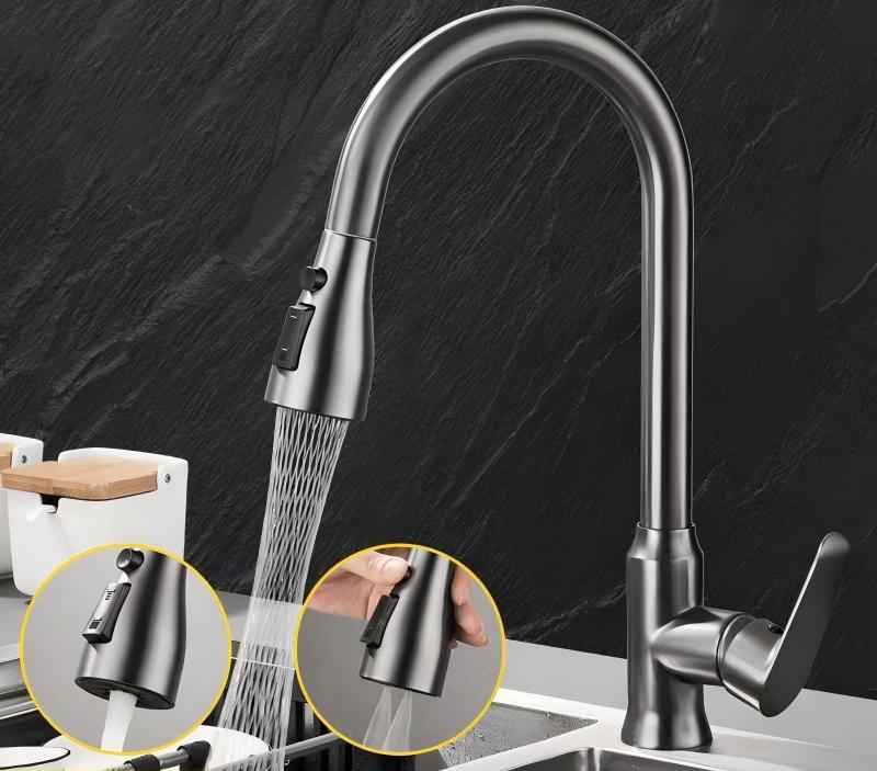 Befez | Retractable Water Resistant Kitchen Faucet - Befez