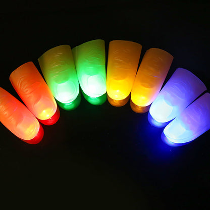 Soft Silicone Thumb Lights 10-Pack Set - Befez