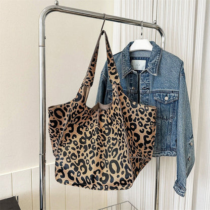 Chic Women's Large Leather Tote Shoulder Handbag