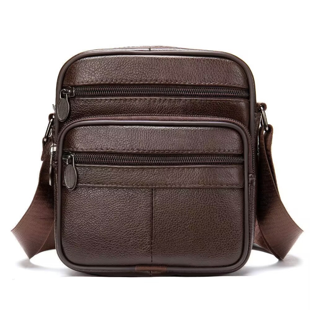 Vintage Style Synthetic Leather Messenger Bag