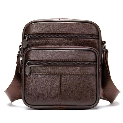 Vintage Style Synthetic Leather Messenger Bag