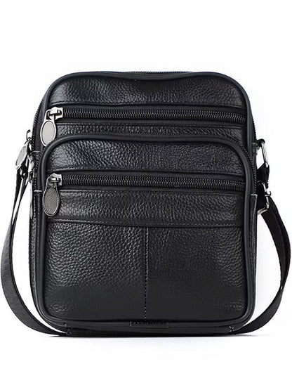 Vintage Style Synthetic Leather Messenger Bag