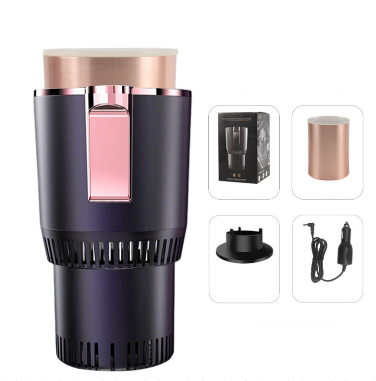 Car Travel Mug with Temperature Control Display