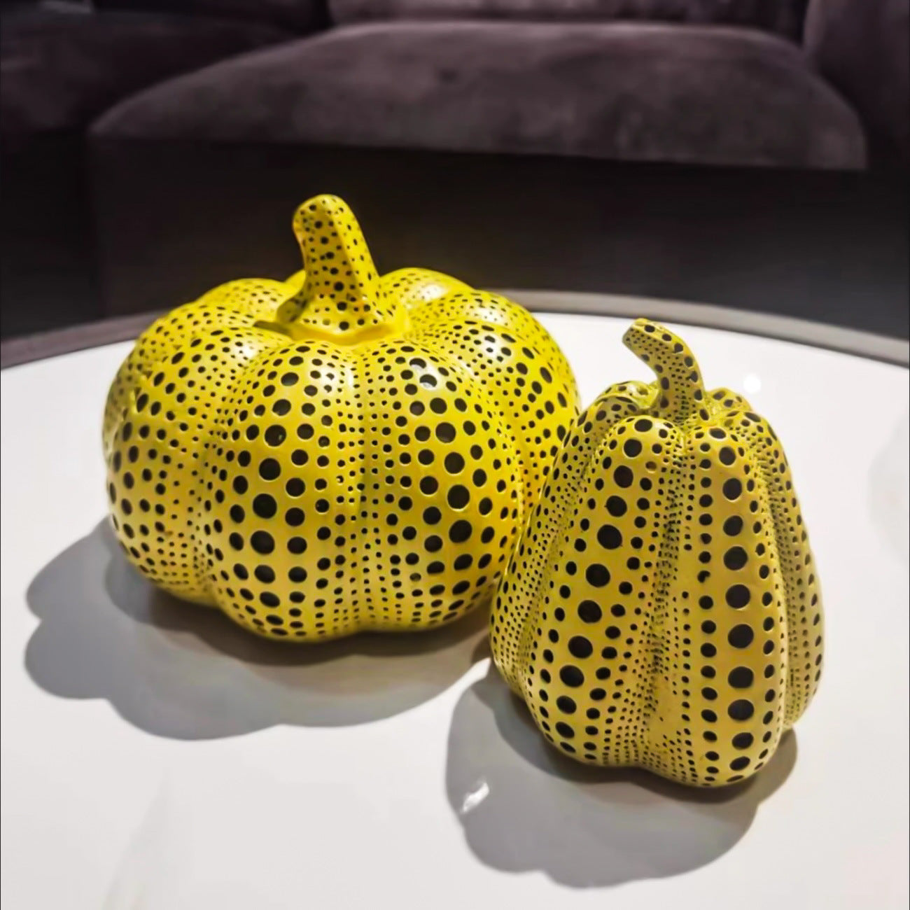 Vibrant Artificial Pumpkin Decorative Planter - Befez