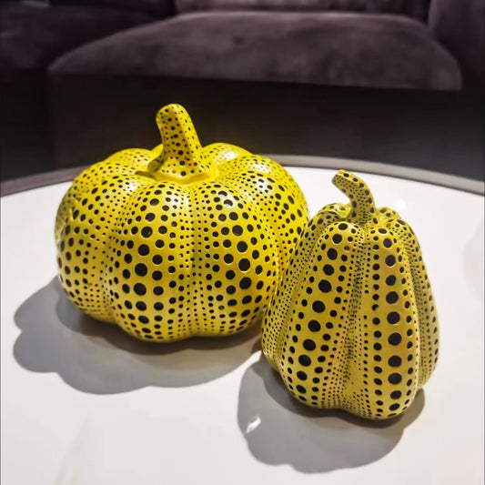 Vibrant Artificial Pumpkin Decorative Planter - Befez