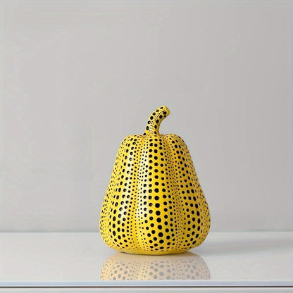 Vibrant Artificial Pumpkin Decorative Planter
