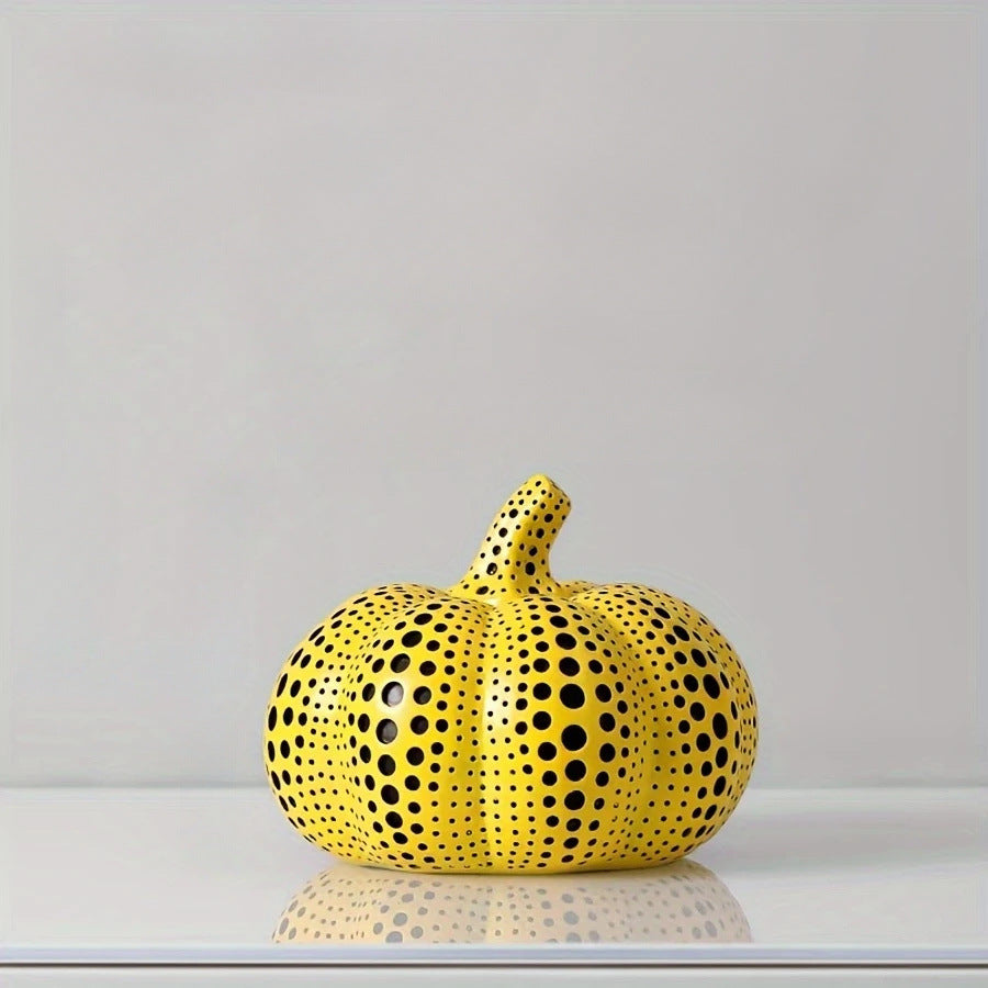 Vibrant Artificial Pumpkin Decorative Planter