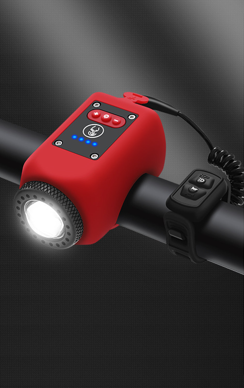 Waterproof Bike Front Light with USB Charger