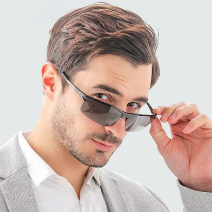 Trendy Polarized Color Changing Sunglasses with AVC Lens - Befez