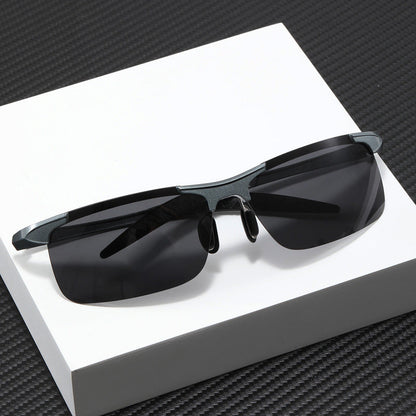 Trendy Polarized Color Changing Sunglasses with AVC Lens