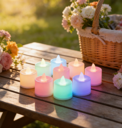 Bright LED Party Candles, 24-pack