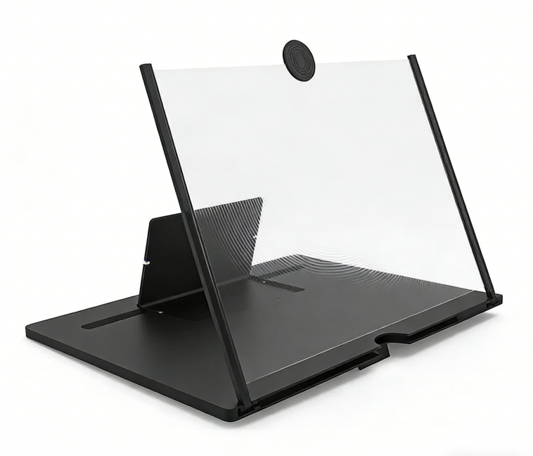 Compact 3D Mobile Phone Screen Amplifier