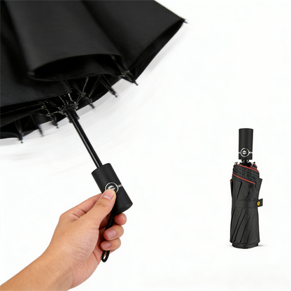 Compact Waterproof Double Layer Folding Umbrella - Befez