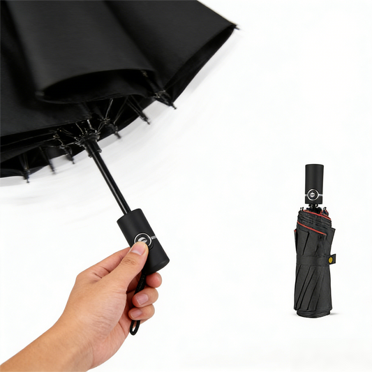 Compact Waterproof Double Layer Folding Umbrella - Befez
