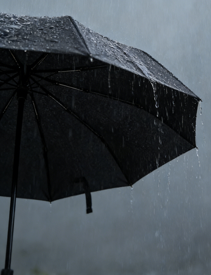 Compact Waterproof Double Layer Folding Umbrella
