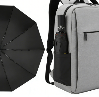 Compact Waterproof Double Layer Folding Umbrella