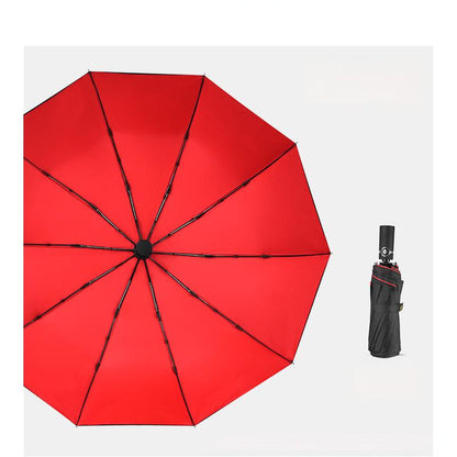 Compact Waterproof Double Layer Folding Umbrella