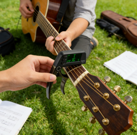 Compact Clip On Guitar Tuner - Befez