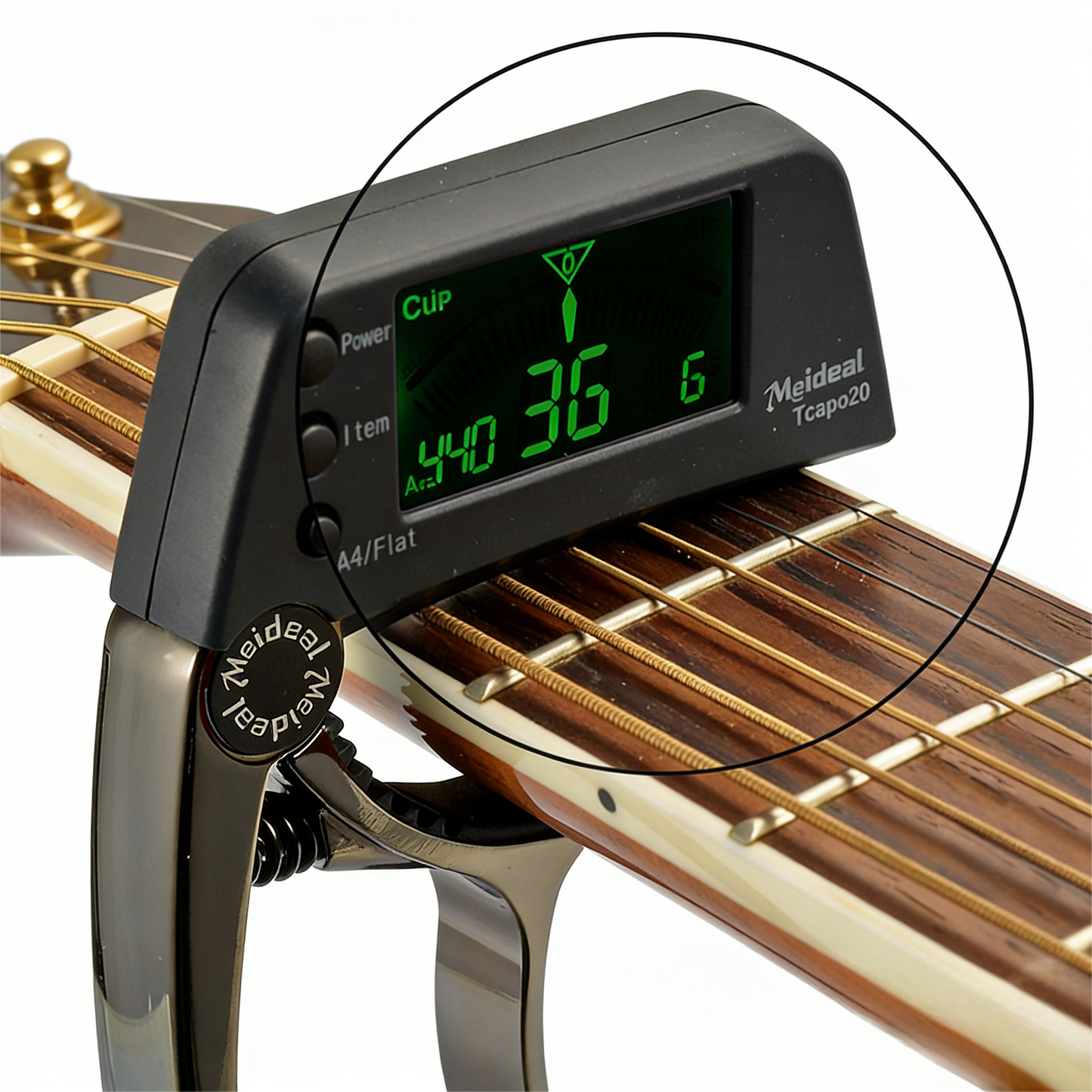 Compact Clip On Guitar Tuner