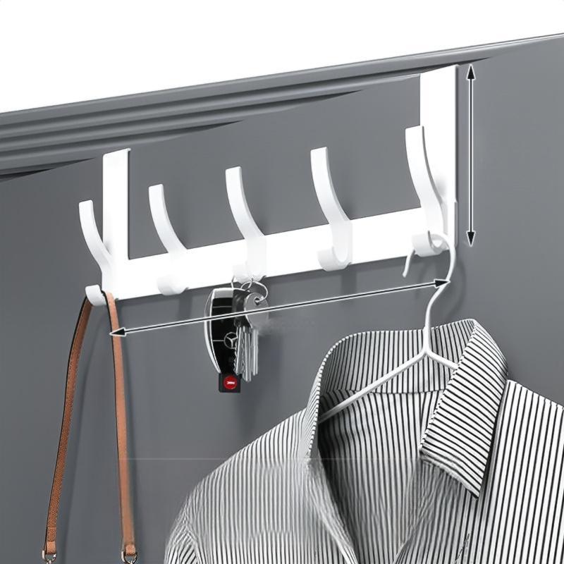 Space Saving Over Door Hook Rack