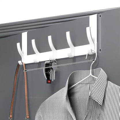 Space Saving Over Door Hook Rack