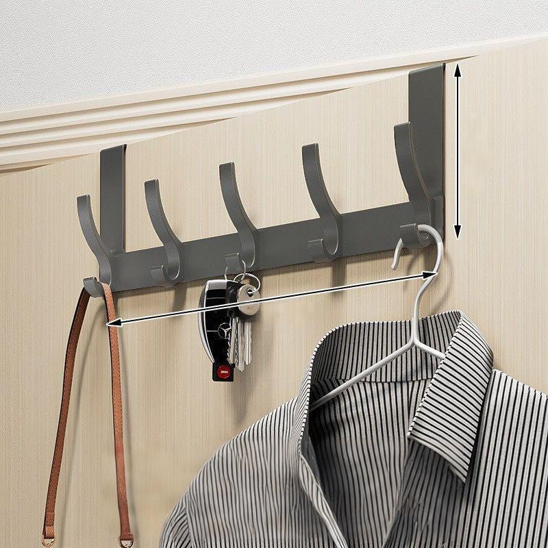 Space Saving Over Door Hook Rack
