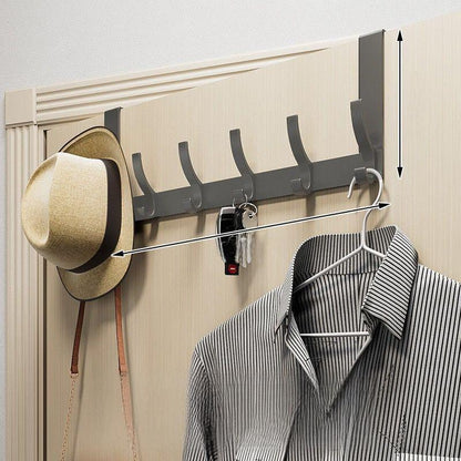 Space Saving Over Door Hook Rack