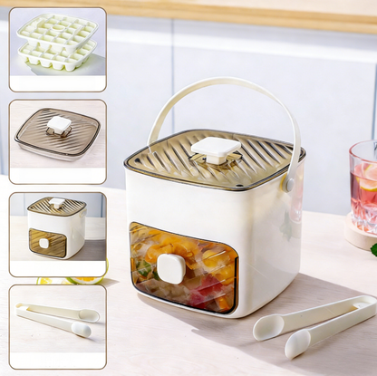 Tough Insulated Portable Ice Cooler Bucket